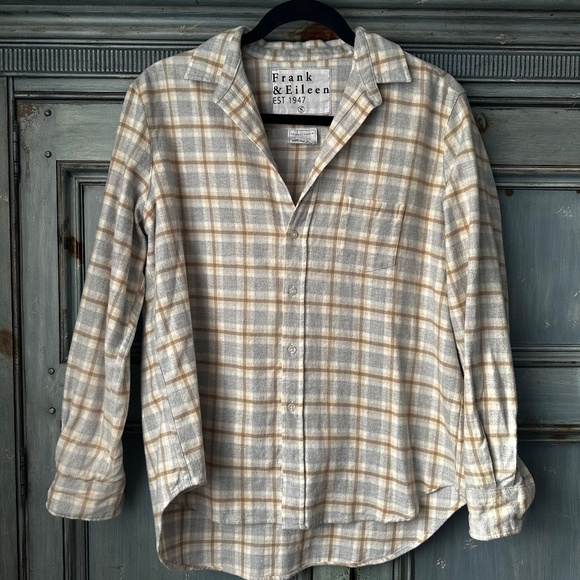 Frank & Eileen Eileen Flannel Plaid Shirt Size S